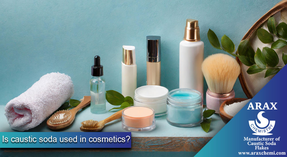 Is caustic soda used in cosmetics