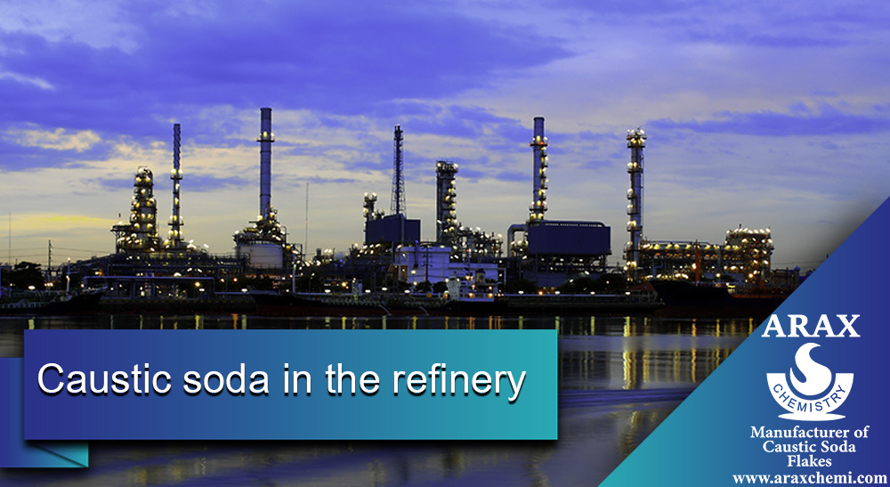 Caustic soda in the refinery