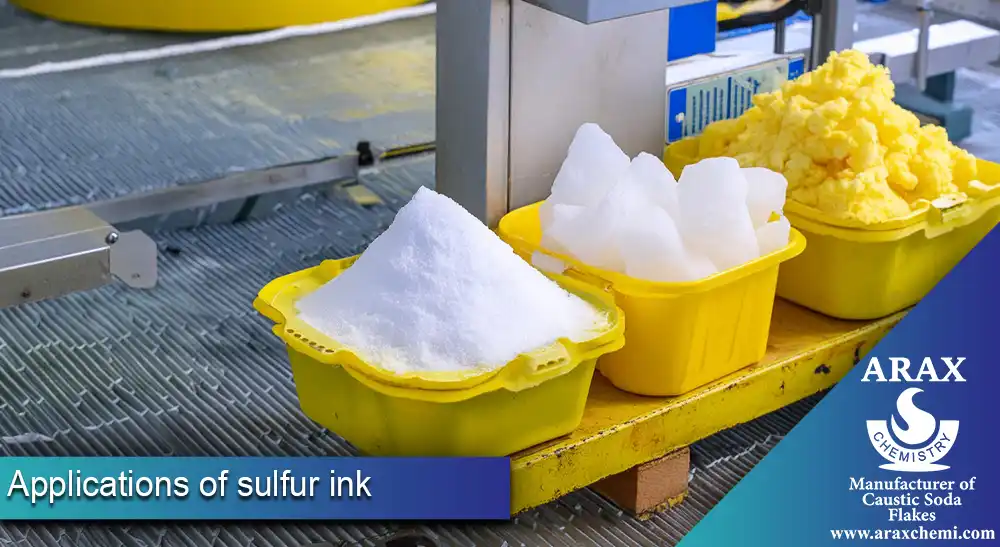 Applications of sulfur ink