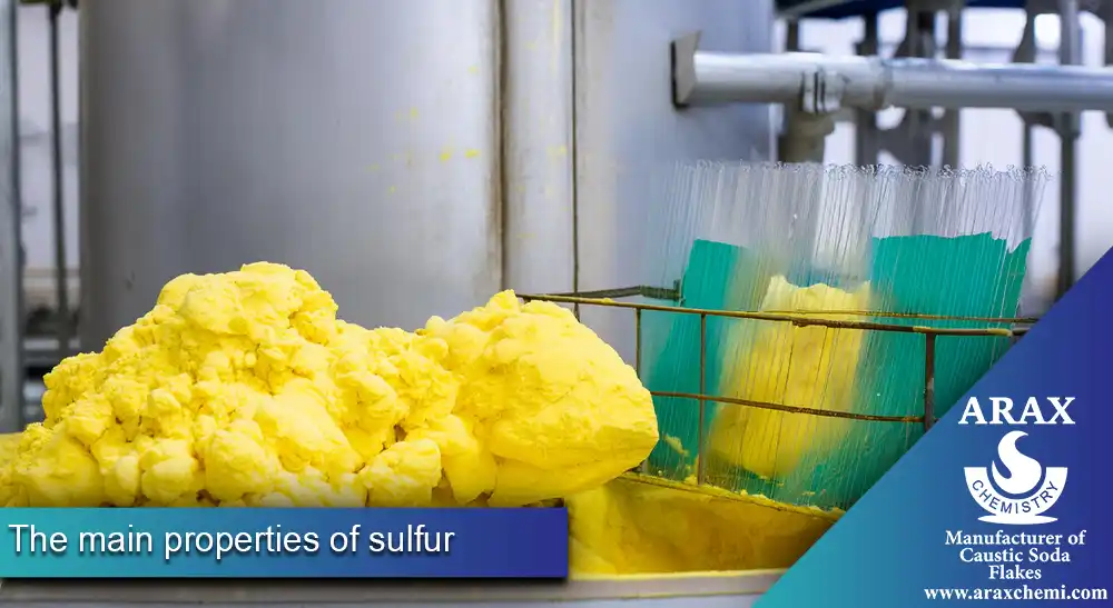 The main properties of sulfur