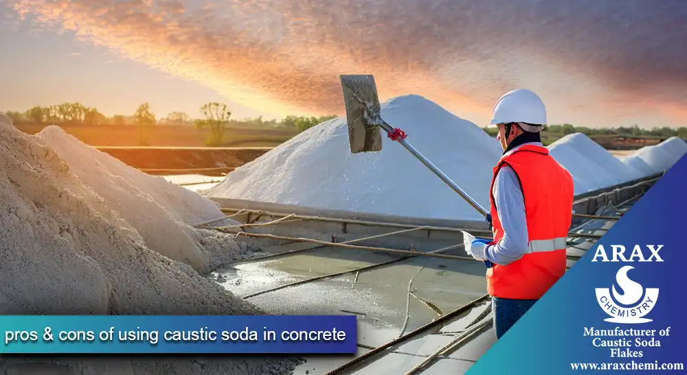 pros & cons of using caustic soda in concrete