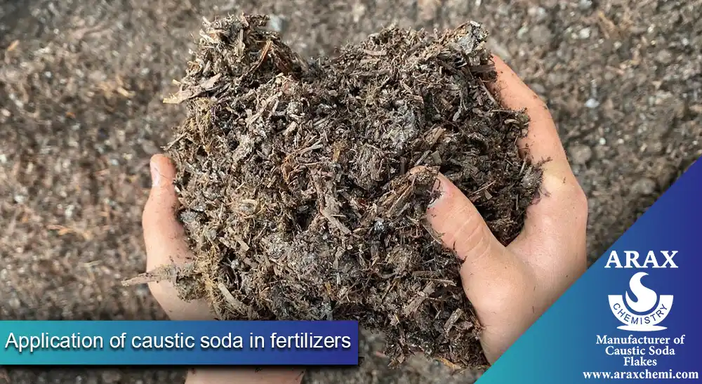 Application of caustic soda in fertilizers