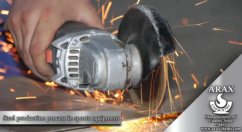 Steel production process in sports equipment