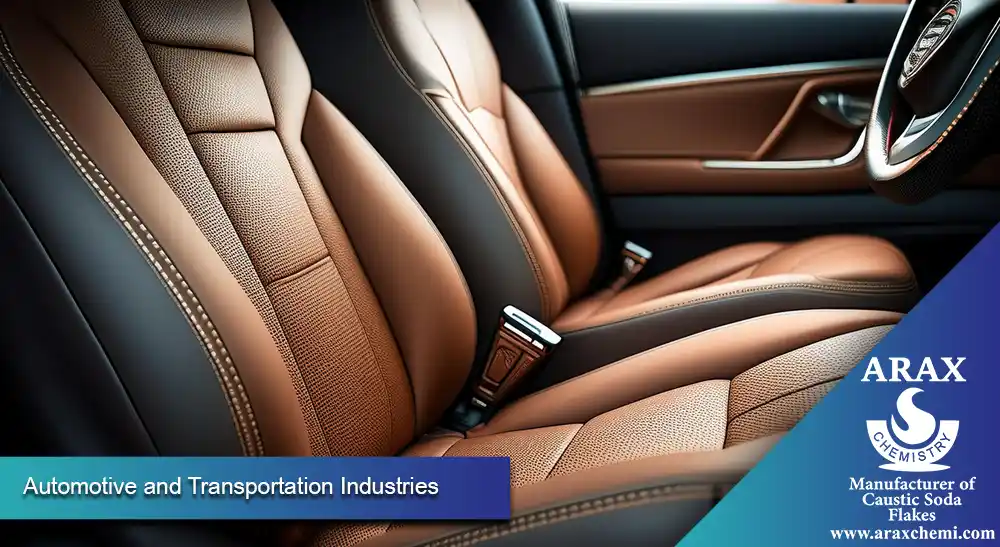 Non-woven fabric in the automotive and transportation industries and covering car seats