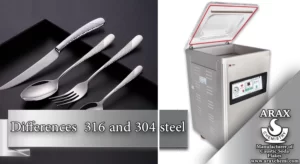 Differences between 316 and 304 steel
