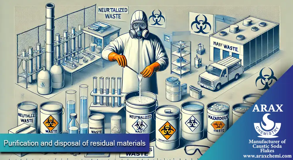 Purification and disposal of residual materials