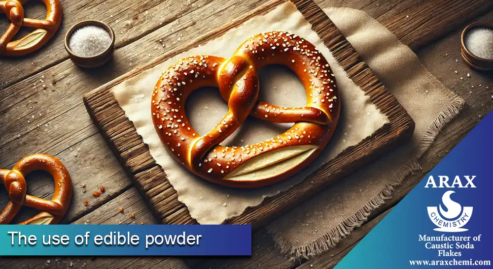 The use of edible powder