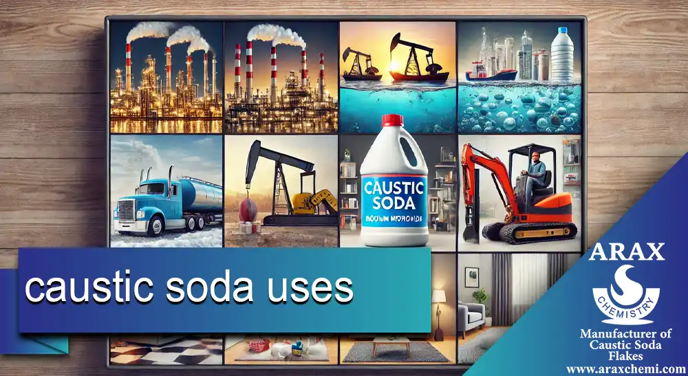 caustic soda uses