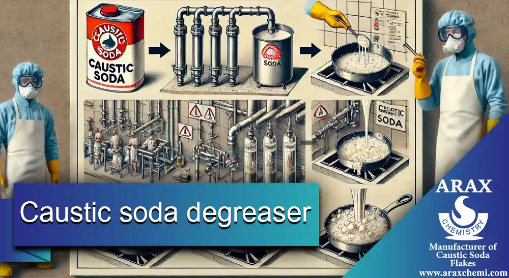 Caustic soda degreaser