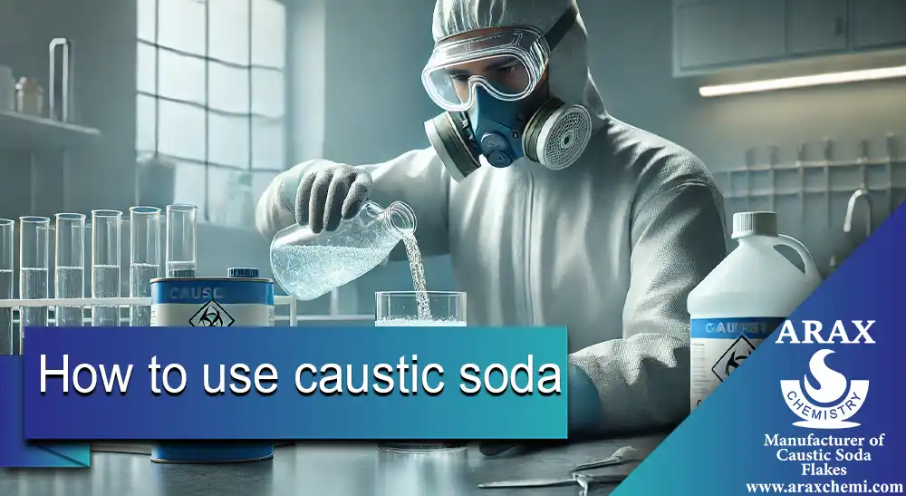 How to use caustic soda