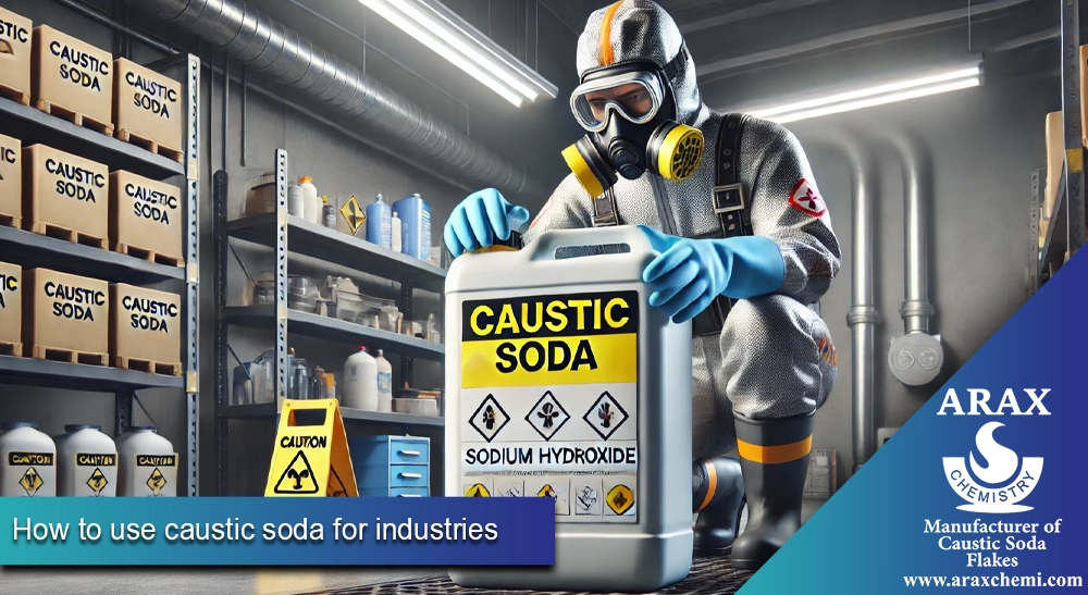 How to use caustic soda for industries